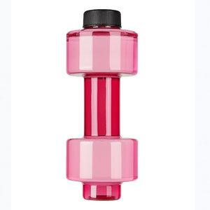 gourde rouge haltère sport 550ml