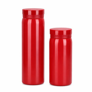gourde rouge isotherme double paroi petit format