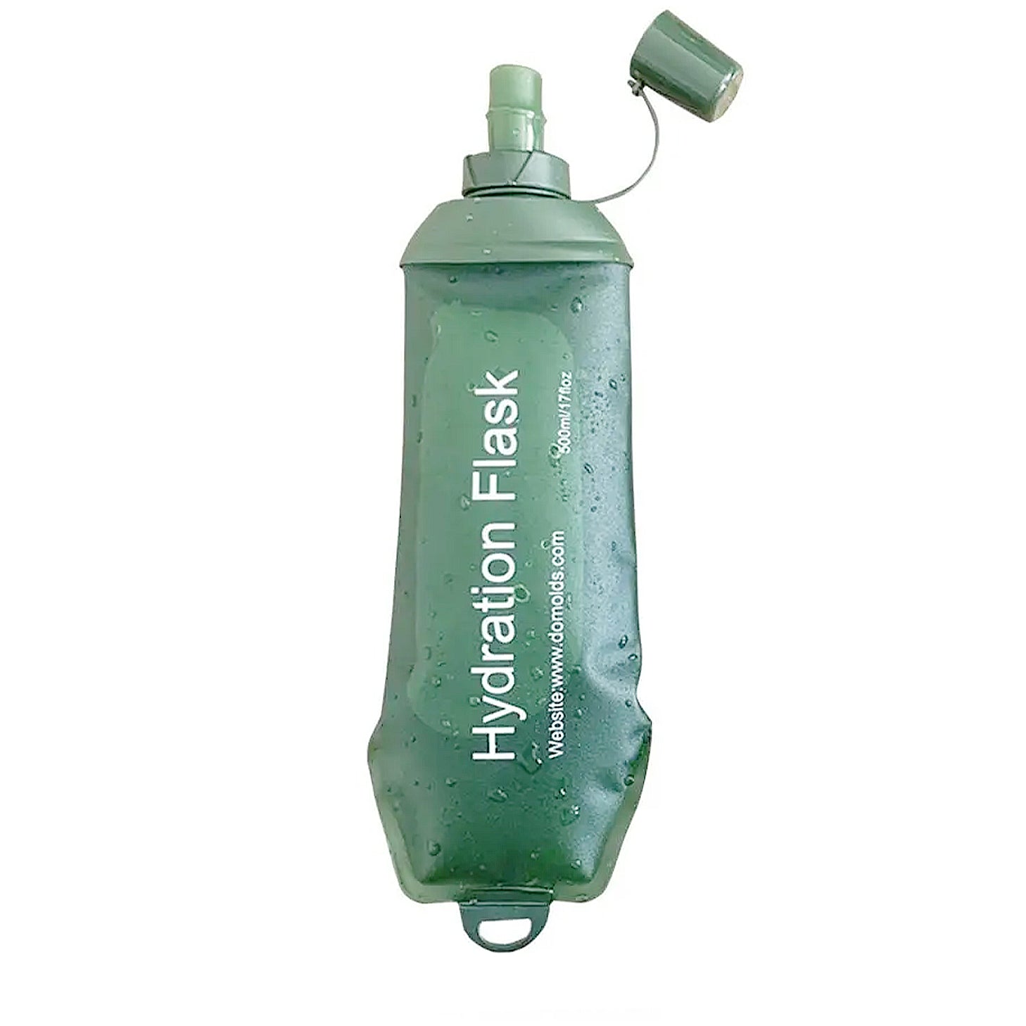 gourde souple 500ml verte