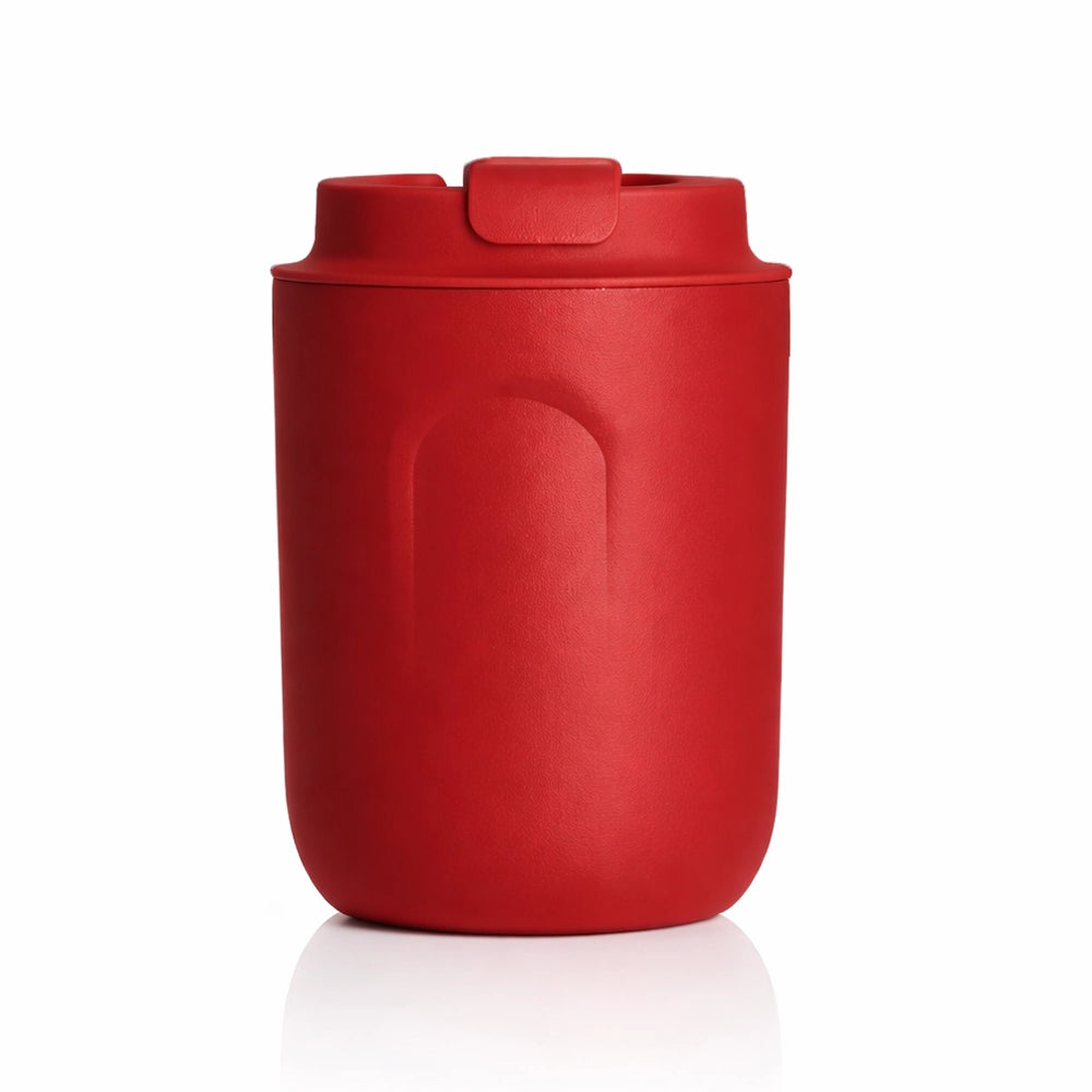 gourde tasse thermos rouge 380ml