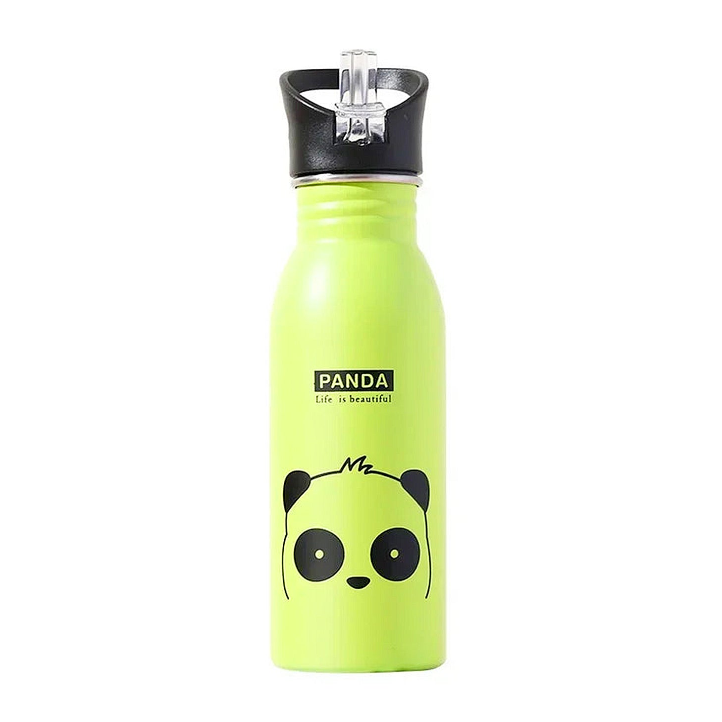 gourde verte avec panda pour enfant