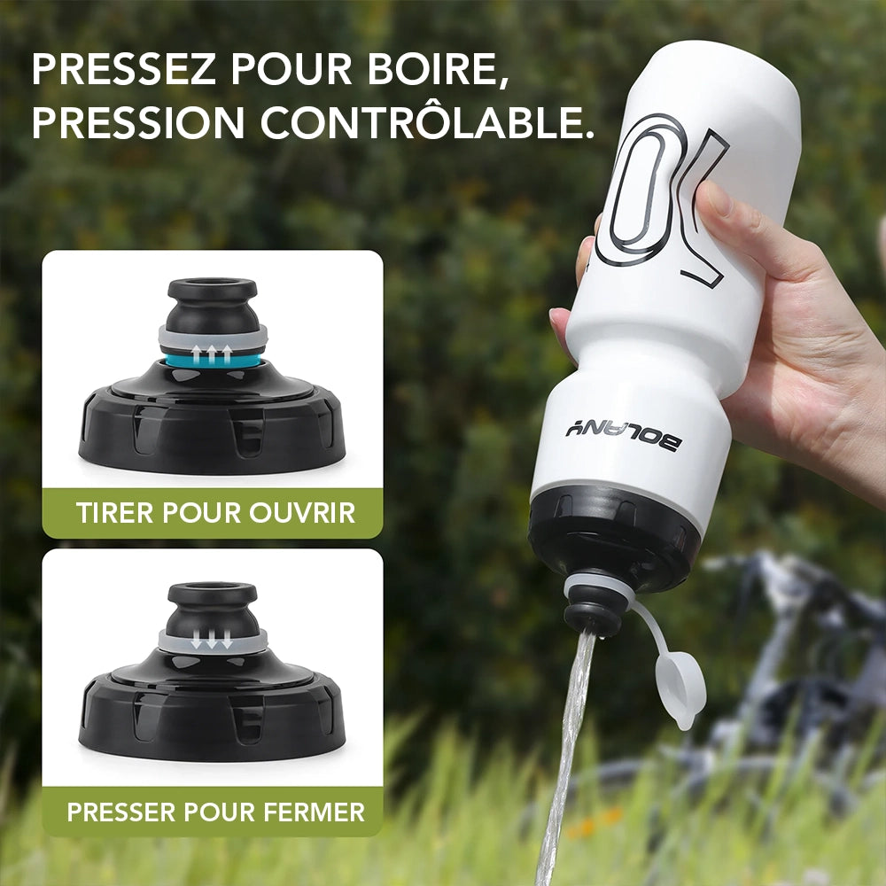 mode d'emploi gourde souple cyclisme blanche