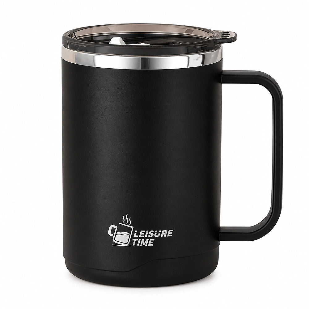 mug double paroi gourde noir