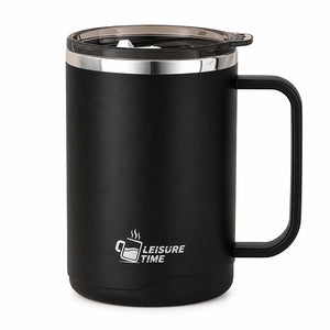 mug double paroi gourde noir