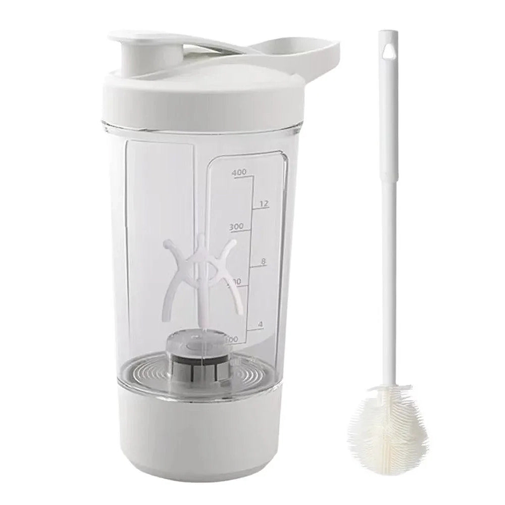 shaker électrique portable avec brosse de nettoyage