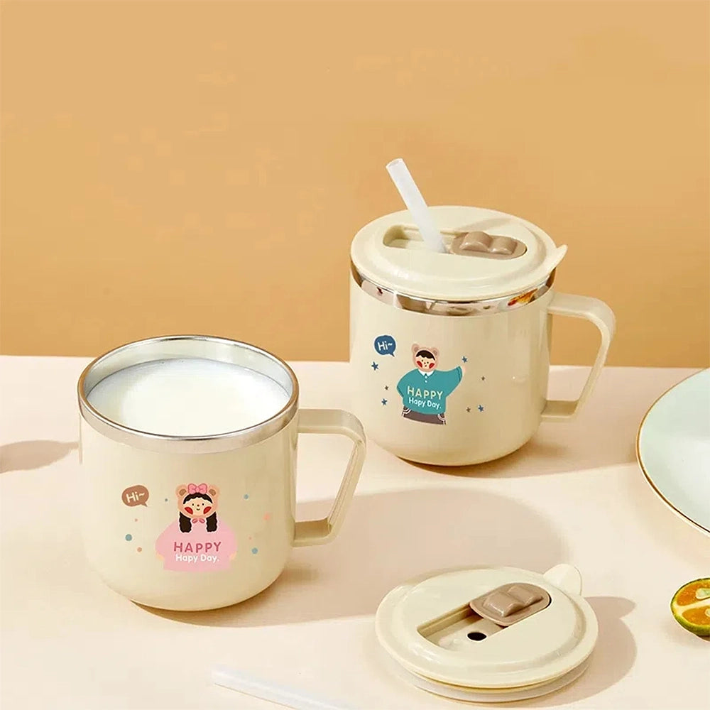 tasse avec paille enfant 300ml